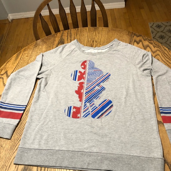 Grey Disney Mickey Mouse Disneyland Paris Sweatshirt - Picture 1 of 5